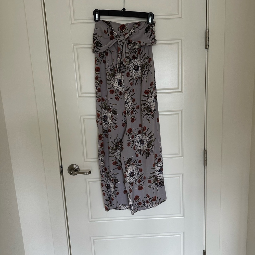 Floral Strapless romper